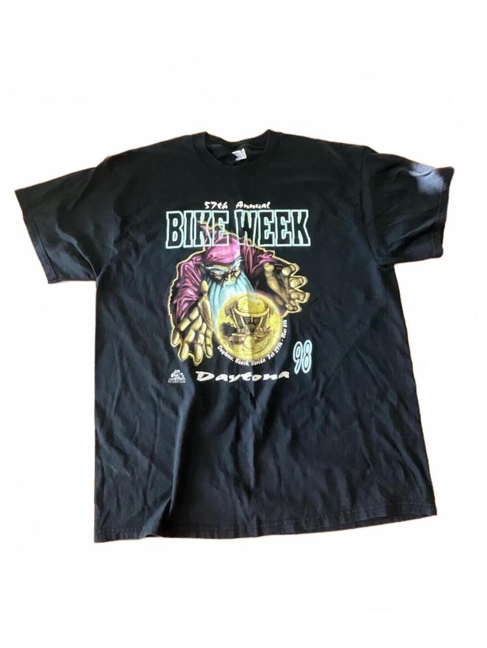 Vintage Daytona Bike Week Black Tshirt